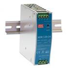 AC-DC SINGLE OUTPUT INDUSTRIAL DIN RAIL POWER SUPPLY; OUTPUT 24VDC AT 5A; METAL CASE