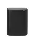 Bo Touch Bin 2x30 ltr, Brabantia | mat zwart | VB 221484