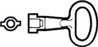 Schneider Electric Sarel Sleutel voor kast/lessenaar | NSYLDB5