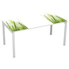 Recht bureau 160x80 cm met blad Décor Easy Office - Manutan Expert