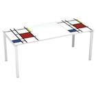 Recht bureau 180x80cm met blad Décor Easy Office - Manutan Expert