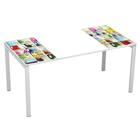 Recht bureau 160x80 cm met blad Décor Easy Office - Manutan Expert