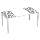 Recht bureau 160x80 cm met blad Décor Easy Office - Manutan Expert