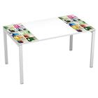 Recht bureau 140x80cm met blad Décor Easy Office - Manutan Expert