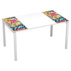 Recht bureau 140x80cm met blad Décor Easy Office - Manutan Expert