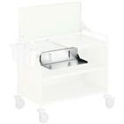 Plateau voor serveerwagen en afruimwagen MCS 10x6-3 - Blanco