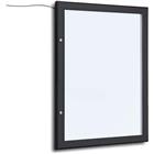 LED-Menuvitrine  Indoor/Outdoor Zwart (4xA4) - Jansen Display