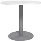 Vergadertafel rond 80 cm trompetvoet