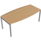 Tonvormige vergadertafel 200 cm