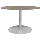 Vergadertafel rond 120 cm trompetvoet