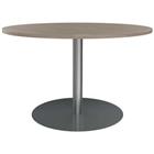 Vergadertafel rond 120 cm trompetvoet