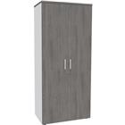 Hoge kast Urban met matte handgreep 180x80 cm 4 legborden - te monteren