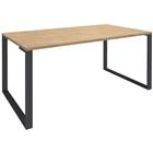 Bureau licht eiken/poten carbon Urban