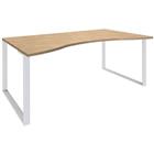 Bureau golfvormig, met twee golven 180x90x80 cm Urban