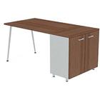 Bureau met kantoorkast 120x80 cm met kast - Quadrifoglio