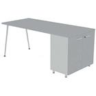 Bureau met kantoorkast 140x80 cm HB - Quadrifoglio