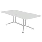 Vergadertafel rechthoekig blad lengte 200 cm - Quadrifoglio