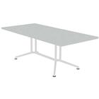 Vergadertafel rechthoekig blad lengte 200 cm - Quadrifoglio