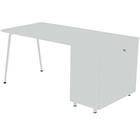 Bureau met kantoorkast 120x80 cm met kast - Quadrifoglio