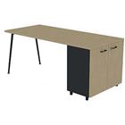 Bureau met kantoorkast 140x80 cm HB - Quadrifoglio