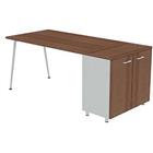 Bureau met kantoorkast 140x80 cm HB - Quadrifoglio