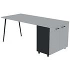 Bureau met kantoorkast 140x80 cm HB - Quadrifoglio