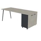 Bureau met kantoorkast 160x80 cm HB - Quadrifoglio