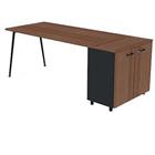 Bureau met kantoorkast 160x80 cm HB - Quadrifoglio