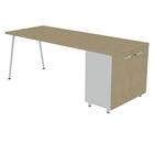 Bureau met kantoorkast 160x80 cm HB - Quadrifoglio