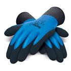 Werkhandschoenen Dual Latex blauw/zwart 9/XL