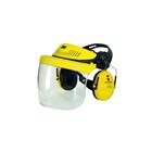 Gelaatsscherm compleet met gehoorbeschermer geel G500