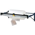 Afroller/snijder wand voor papier, noppenfolie en schuim rol 1550 mm