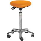 Kruk alu50 hoog model zitting Tria imitatieleer - Global Professional Seating