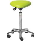 Kruk alu50 hoog model zitting Tria imitatieleer - Global Professional Seating