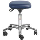 Kruk alu50 laag model zitting Tetra imitatieleer - Global Professional Seating