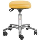 Kruk alu50 laag model zitting Tetra imitatieleer - Global Professional Seating