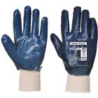 Handschoen Nitril met gebreid manchet A300 Portwest