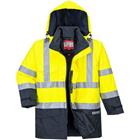 Regenjack Multi-Beschermend Bizflame Hi-Vis S779 Blauw/geel Portwest