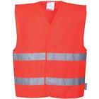 Vest Two Band Hi-Vis Rood C474 Portwest