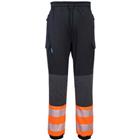 Broek Flexi Hi-Vis Zwart/oranje KX341 Portwest