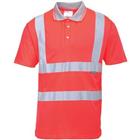 Polo Korte Mouw Hi-Vis Rood S477 Portwest