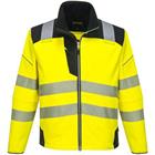 Jack Softshell PW3 Hi-Vis Zwart/geel T402 Portwest