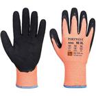 Handschoen snijbestendig Winter HR Vis-Tex Nitril A646 Portwest