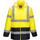 Regenjack Klassiek Tweekleuren Hi-Vis Blauw/geel H443 Portwest