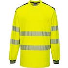 T-shirt met lange mouw PW3 Hi-Vis T185 Blauw/geel Portwest