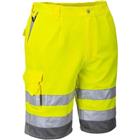 Broek Kort Hi-Vis Polykatoen Grijs/geel E043 Portwest