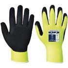 Handschoen Latex Hi-Vis Grip Geel A340 Portwest