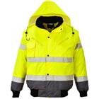 Bomberjack Contrast Hi-Vis Grijs/geel C465 Portwest