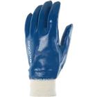 Handschoen zware nitril coating blauw - Singer