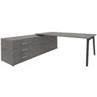 Bureau Steel Direction op poten met 3 laden